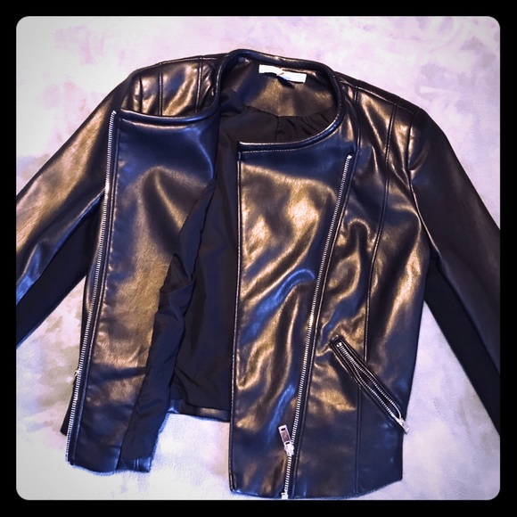 Leather Jacket (not real leather). - Picture 1 of 6